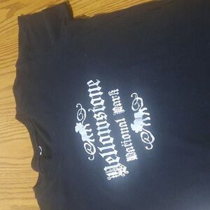 Yellowstone Nation Park fitted tshirt